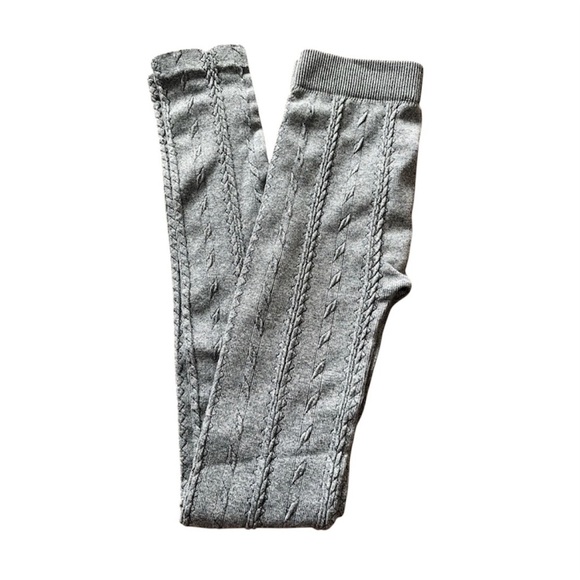 Nikibiki Textured Cable Knit Blue Fashion Leggings Size OS - Picture 1 of 5